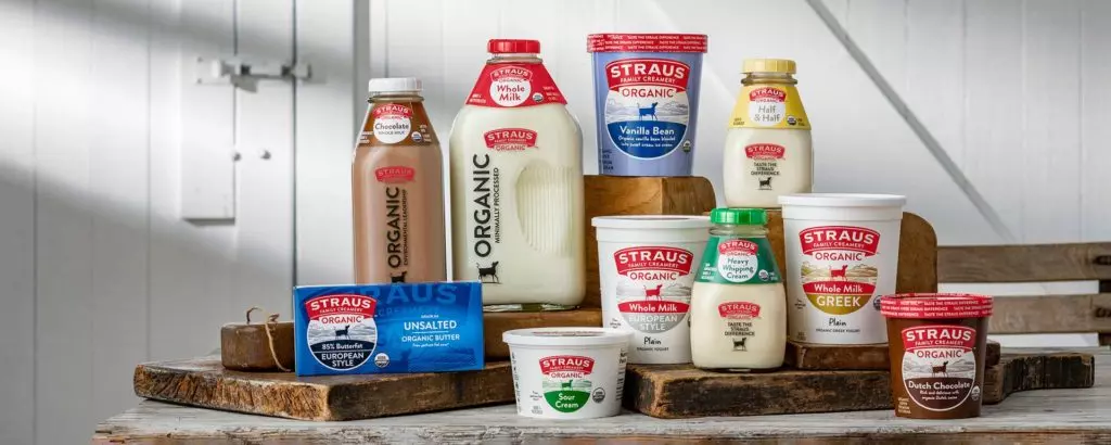 Organic Milk & Cream Products - Straus Family Creamery